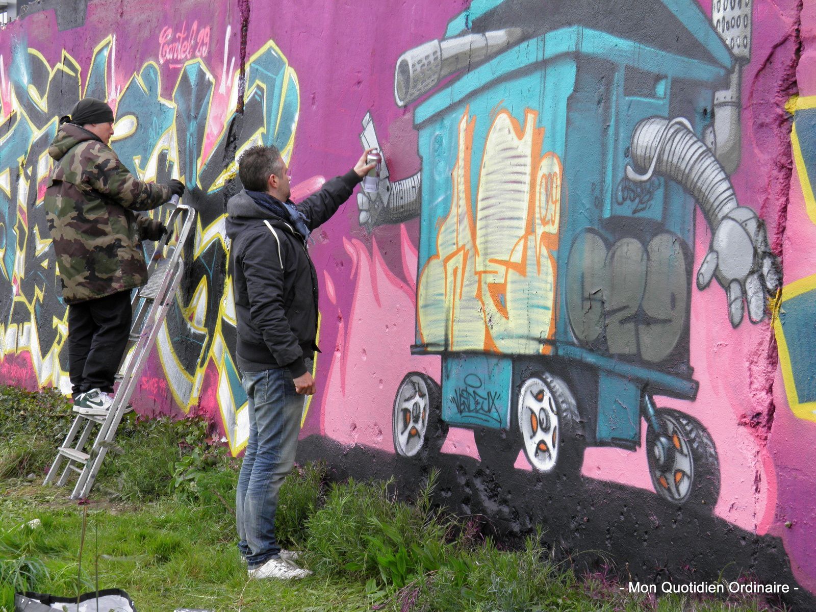 L'art urbain à Brest, entre graffitis et poésie