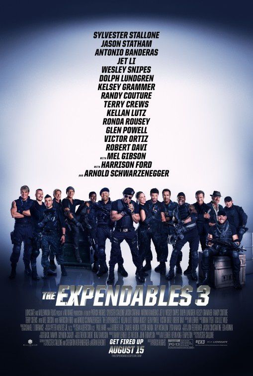 Sorties US-15 Août-Expendables 3