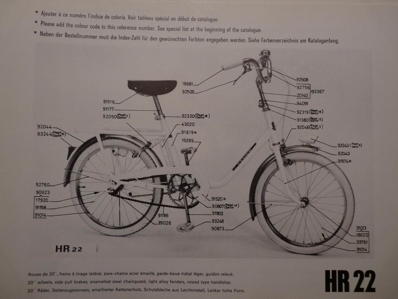 Hélium HP 22 et HR 22 - Mini Vélo Vintage