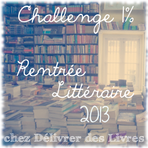 Challenge rentrée littéraire 2013