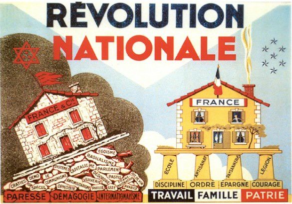 R. Vachet, projet d'affiche de propagande du Centre de propagande de la Révolution nationale, Avignon, 1940-1942