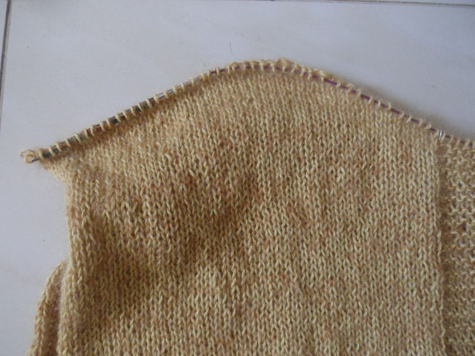 comment tricoter un col rond