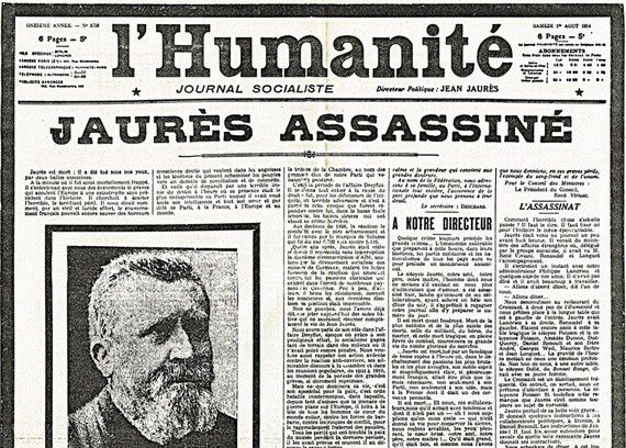 Le 31 juillet 1914 eut lieu l'assassinat de J.Jaures - FO Retail  Distribution