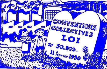 La loi du 11 février 1950 sur les conventions collectives est la suite logique de la création de la CGT-Force Ouvrière en avril 1948.