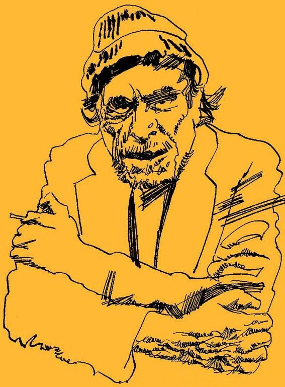 Bukowski a créé un univers marginal, plein de bruit, de fureur mais aussi de profonde humanité.