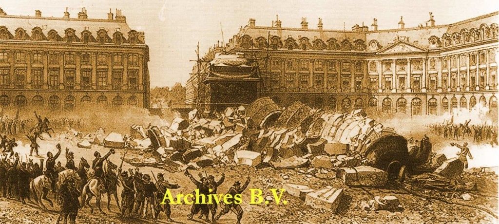 12 avril 1871: démolition de la colonne Vendôme