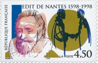 13 avril 1598 , signature de l’édit de Nantes
