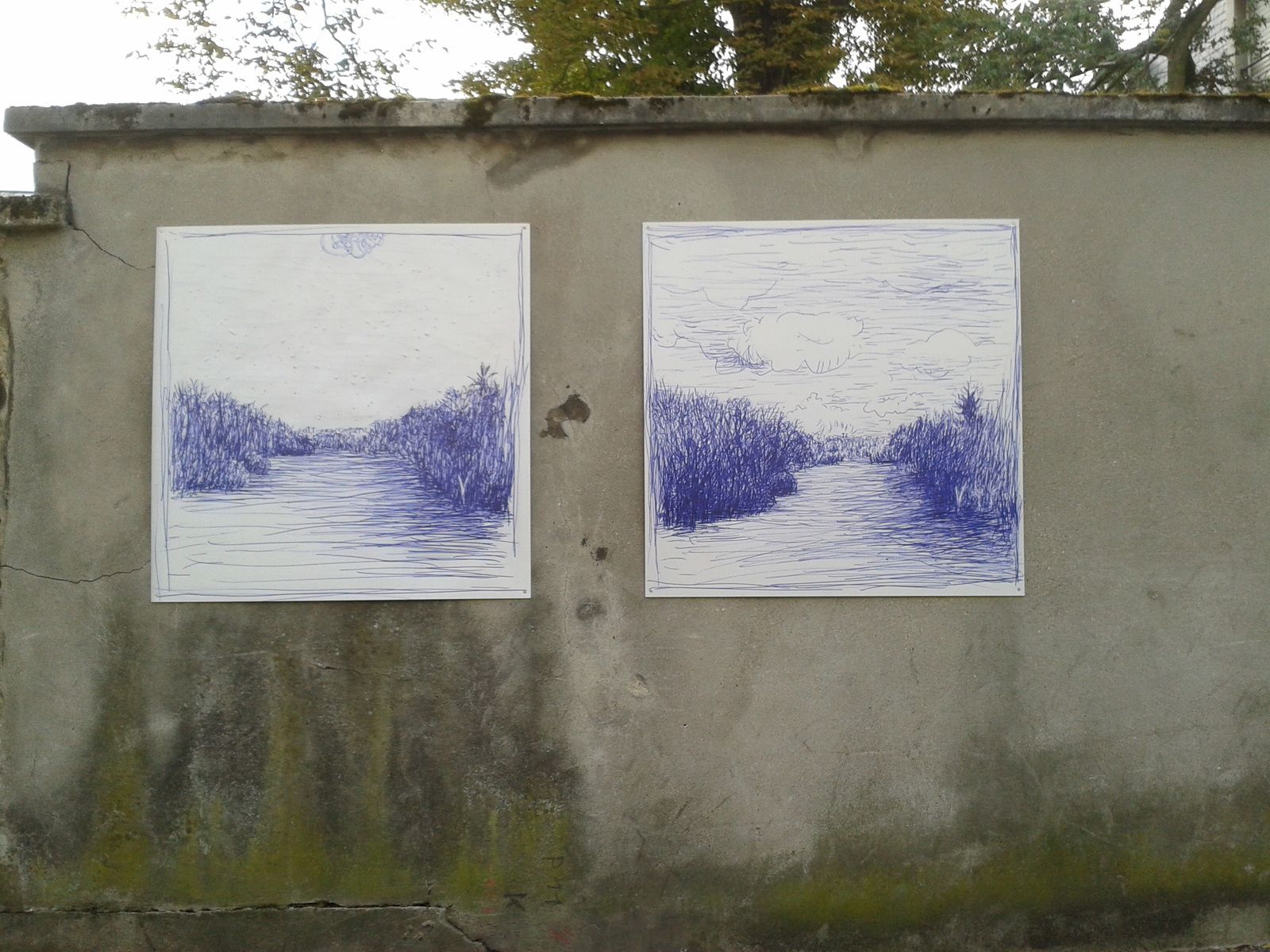 L'archipel du funambule, une exposition de Danièle Gibrat : regard sur le parc de la Maison d'Art Bernard Anthonioz à Nogent-sur-Marne