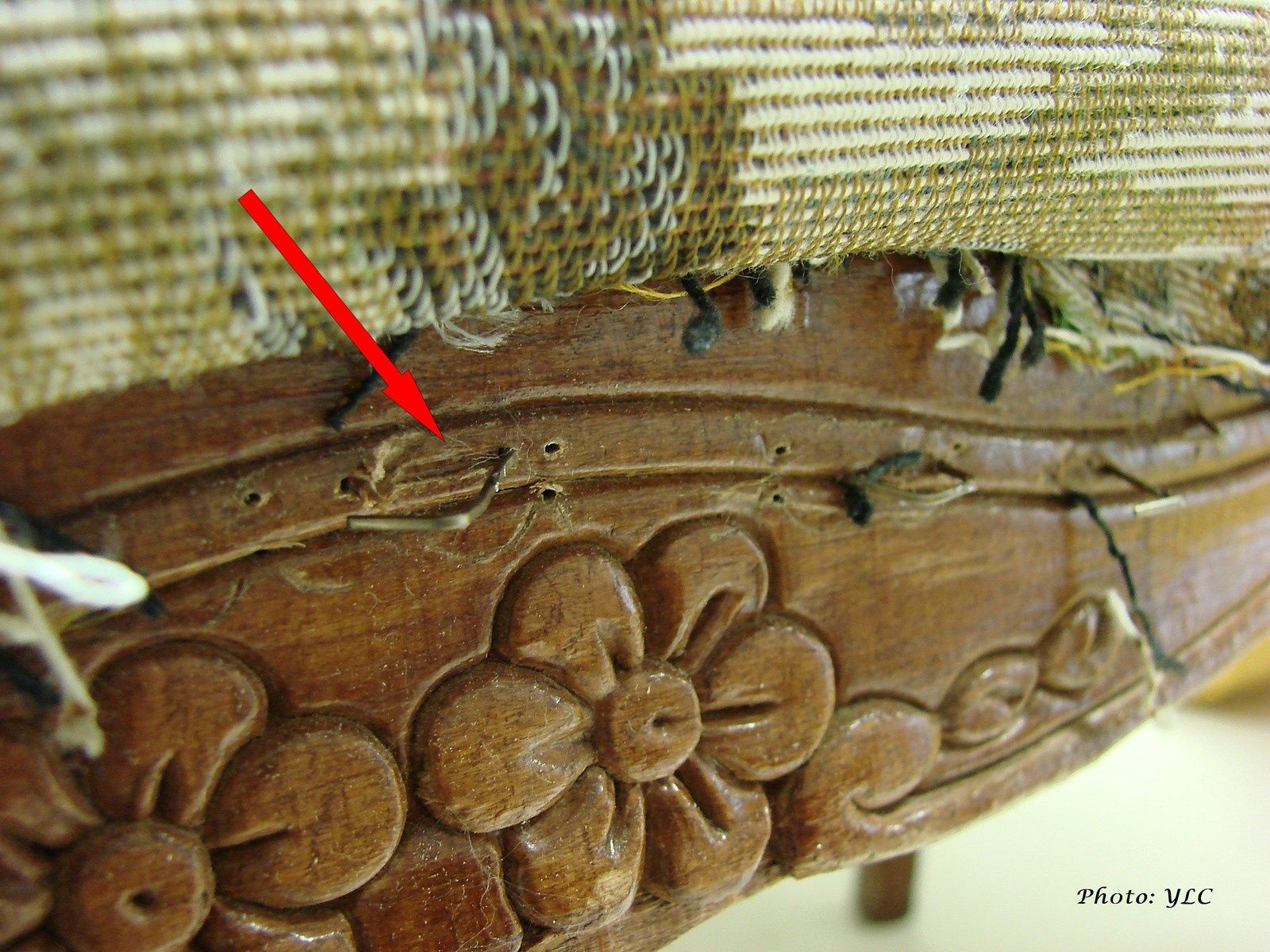 Banquette rustique de style louis xv, du siège au décor,tapissier ...