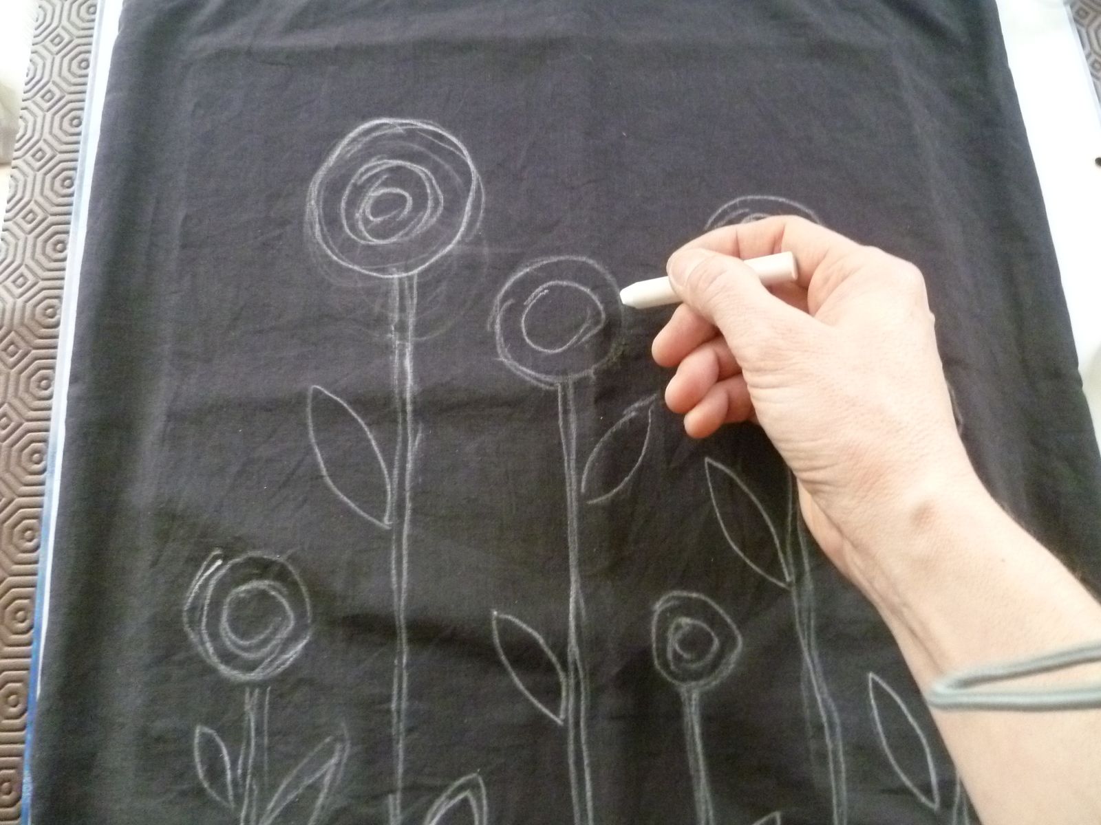Tuto pour débuter la peinture sur textile Quand vabii bricole