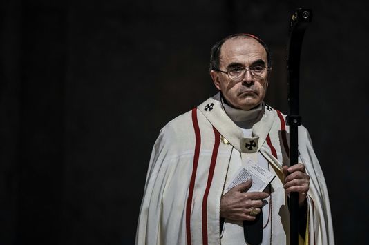 Le cardinal Philippe Barbarin, le 3 avril.