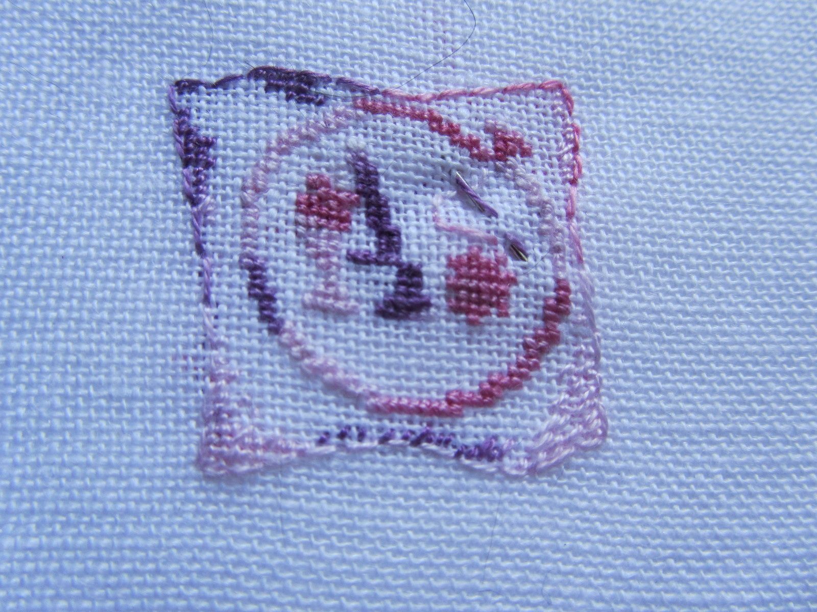 Quatre nouvelles broderies pour le casier d'imprimeur