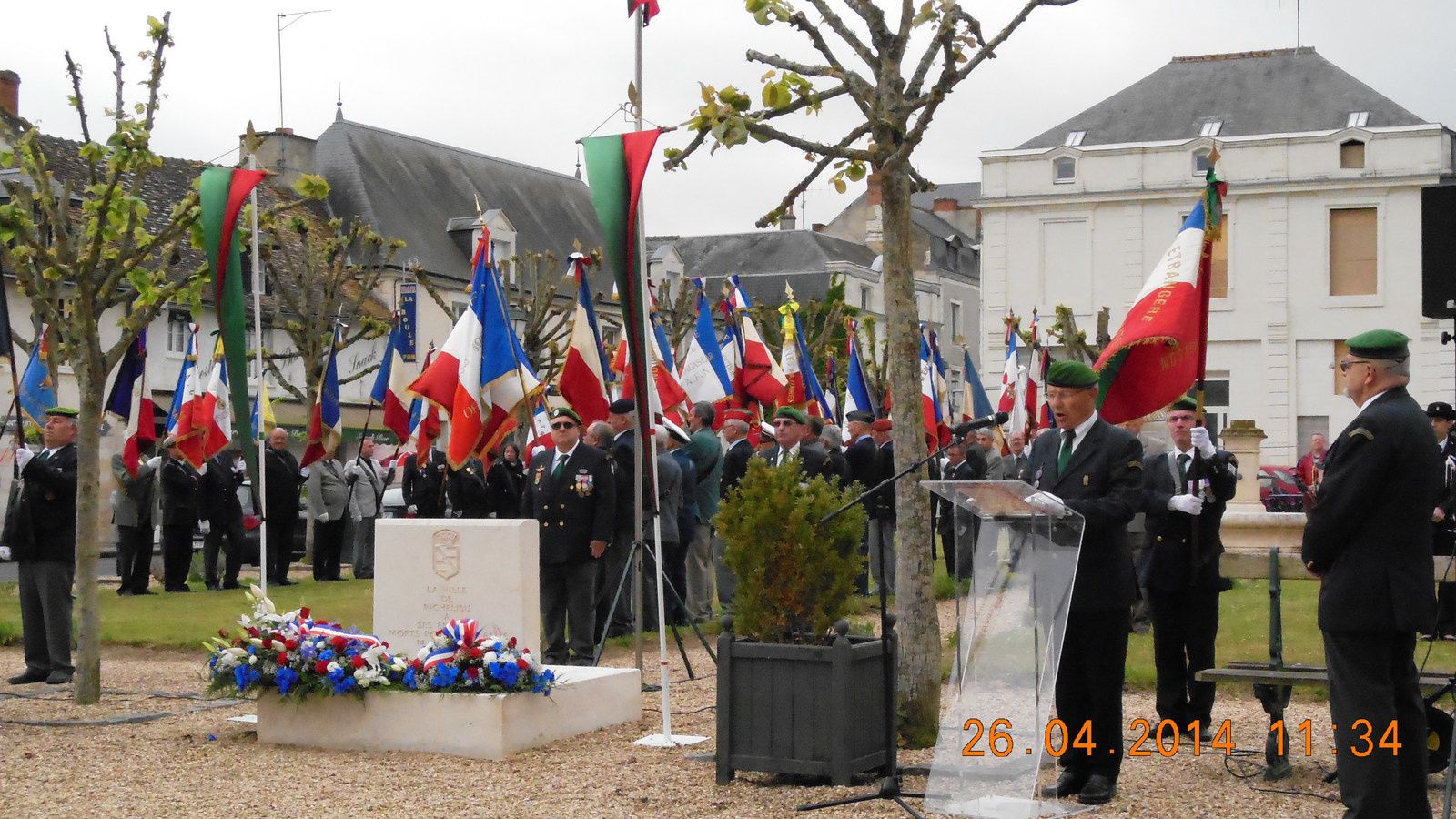 Photos de la cérémonie de Camerone le 26 avril 2014 à Richelieu