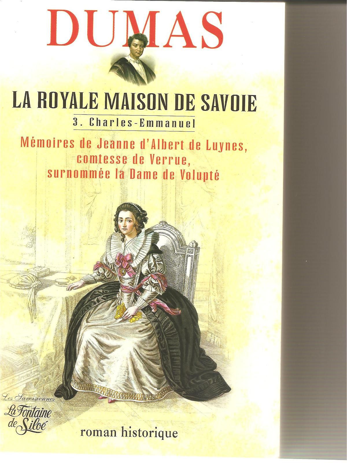 couverture du tome 3 du texte de Dumas sur la Savoie