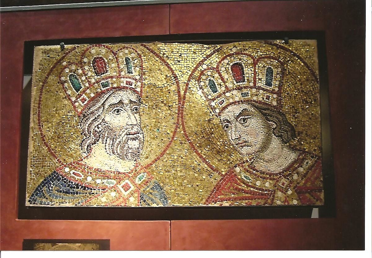 David et Salomon sur mosaïque au musée Saint Marc à Venise