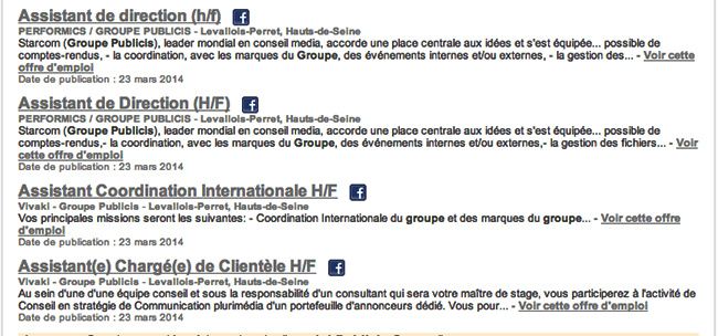 Stage, stage, stage, tiens CDI.