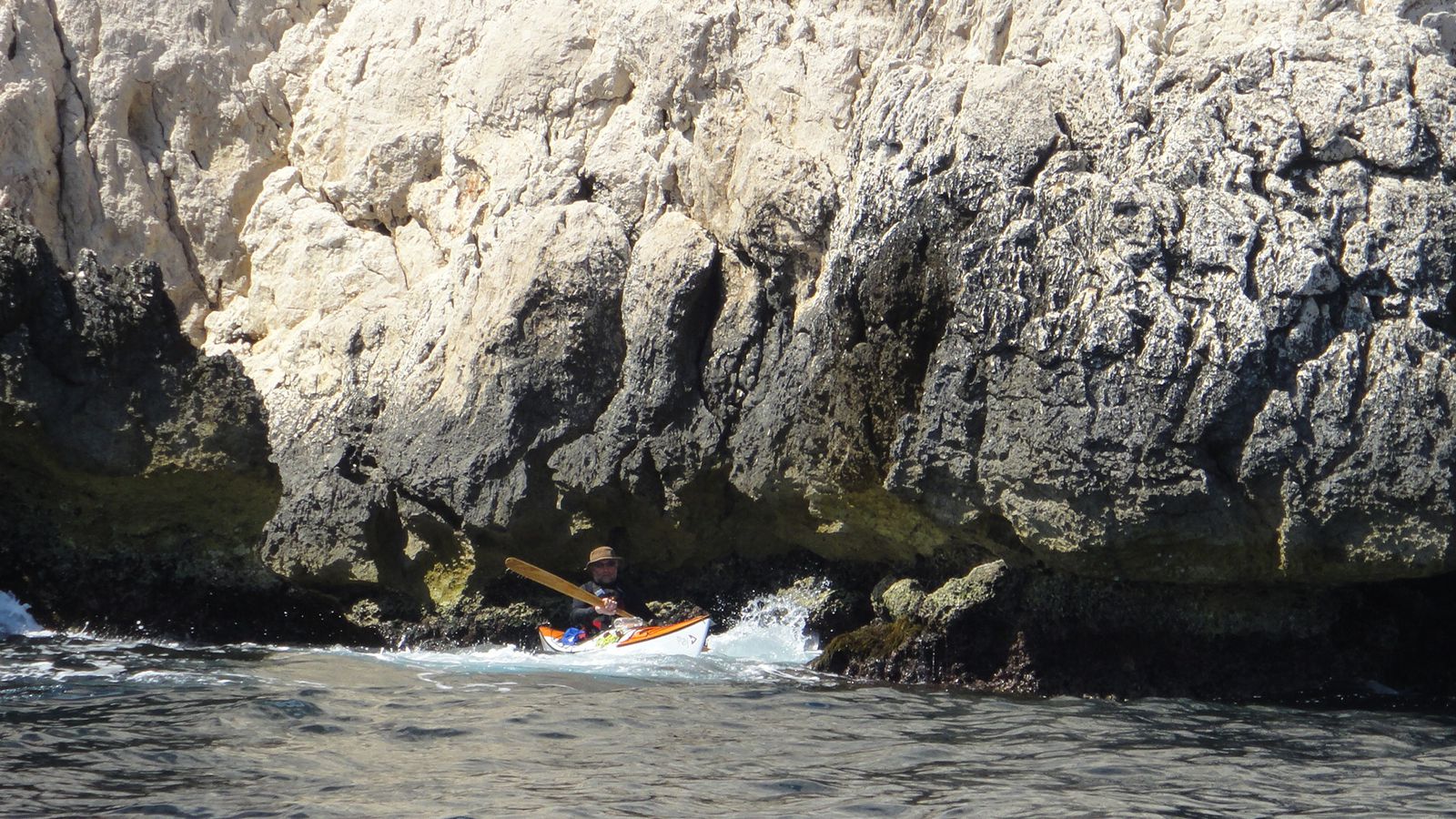 Rando kayak Calanques 2012 Jour 1 : Cassis - Sormiou