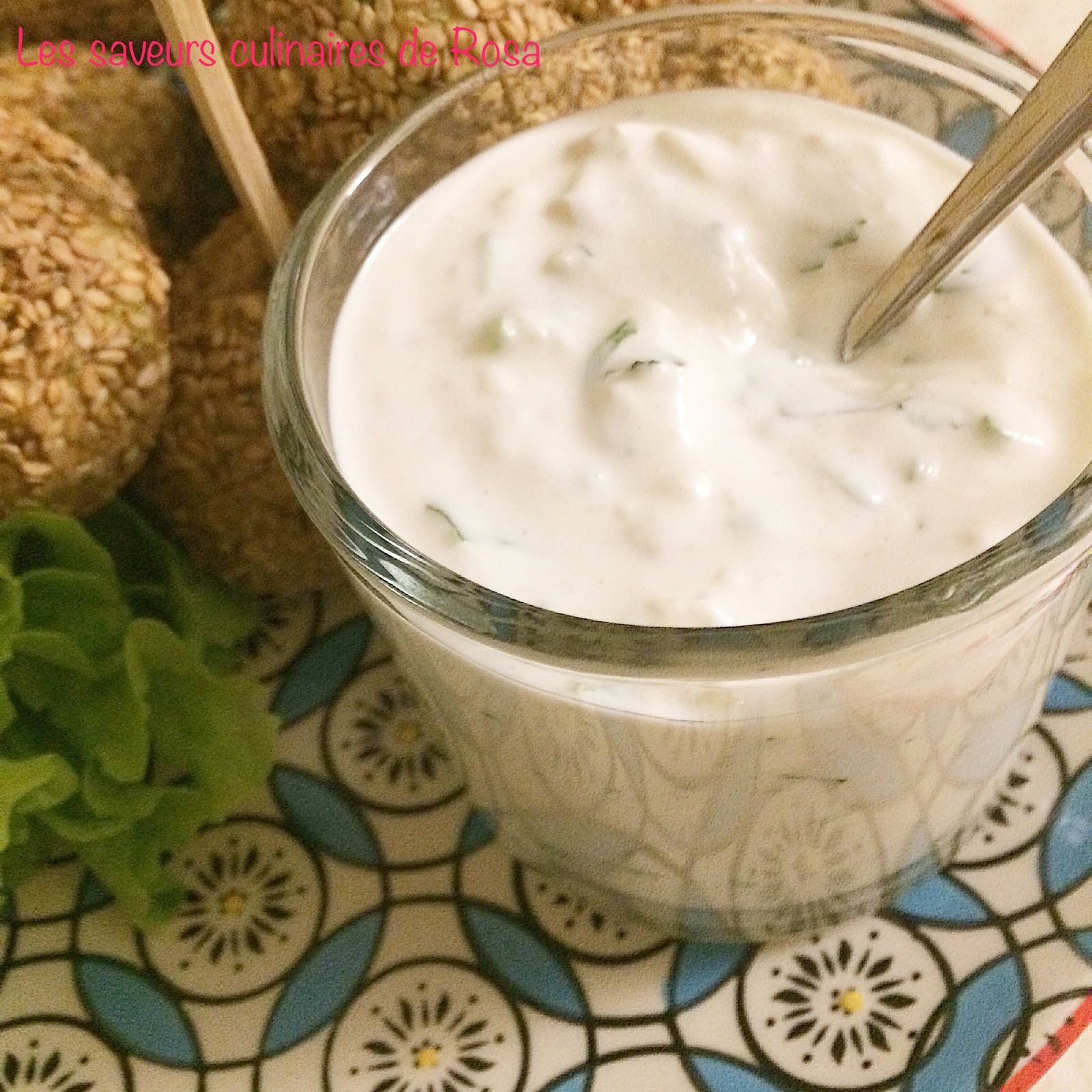 Sauce au yaourt grec et tahini - Les saveurs culinaires de Rosa