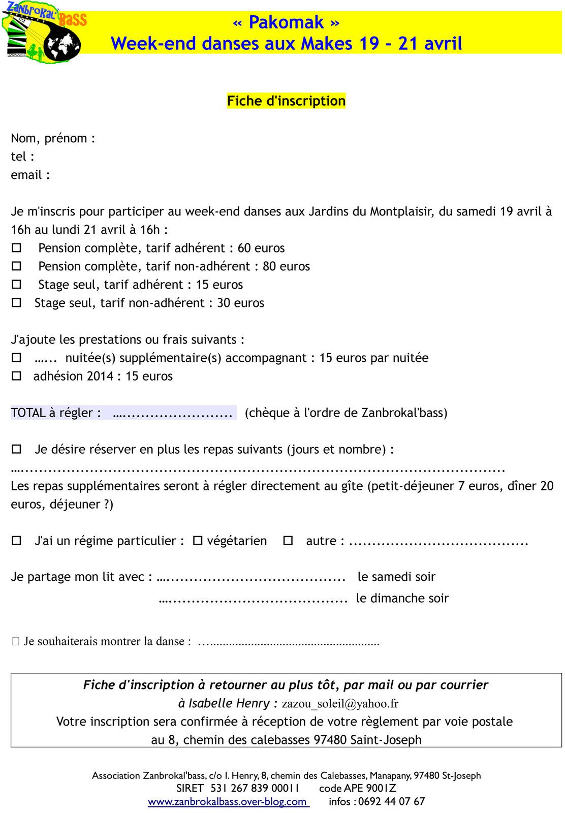 Les Compères Créoles - Kaspalatét Les Compères Créoles - Kaspalatét