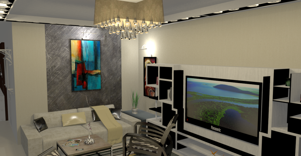 Design 3d décoration intérieure maroc " la maison de miss sandra " 3d salone maroc