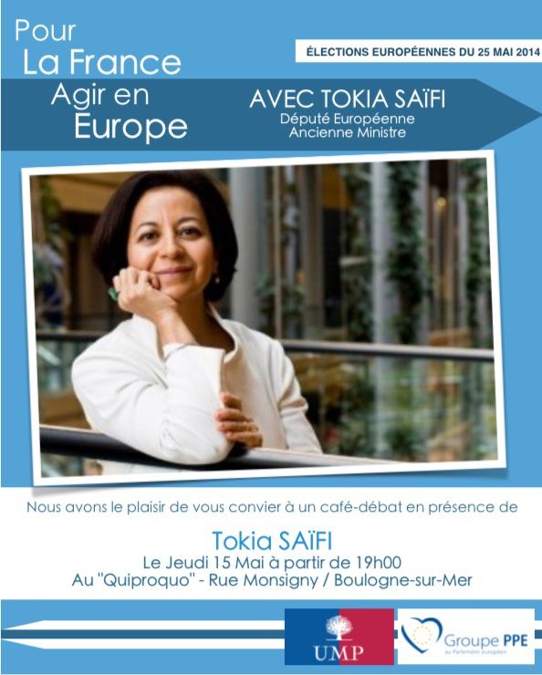 RAPPEL - Retour sur le Café-débat avec Tokia SAIFI du jeudi 15 mai 2014 