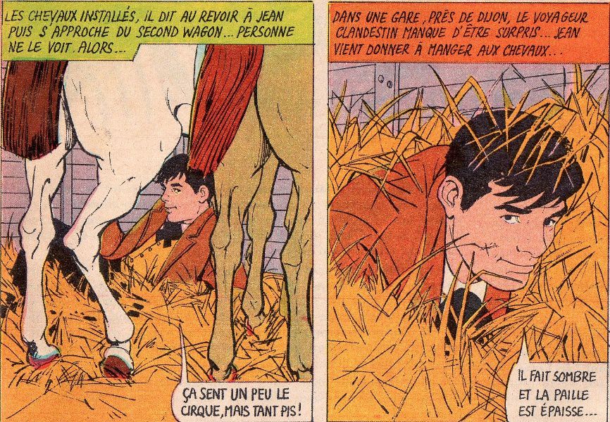 Paul d'Ivoi "Les Cinq sous de Lavarède" in Journal de Mickey (1961)