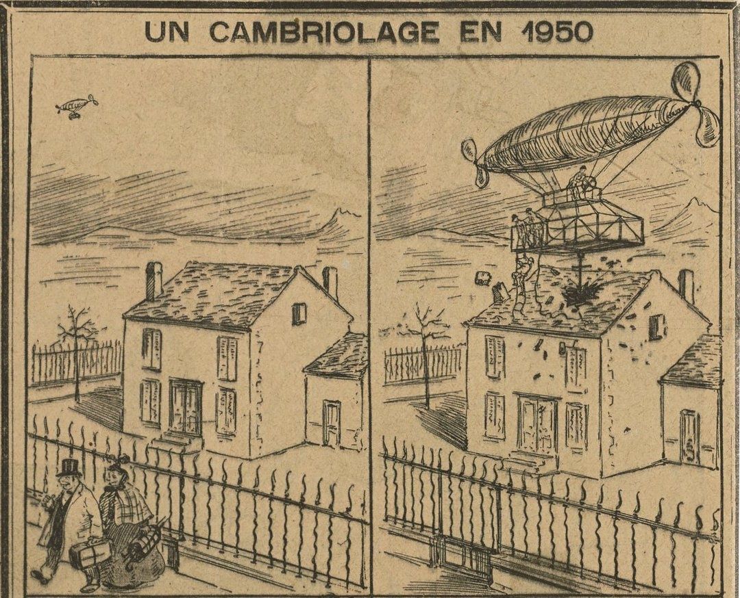 Gabriel Rousseau - Un cambriolage en 1950 (1902)