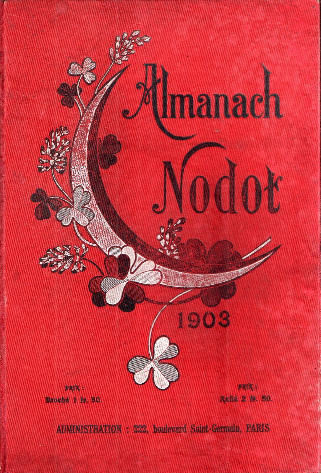 Gus Bofa dans l'Almanach Nodot (1903)