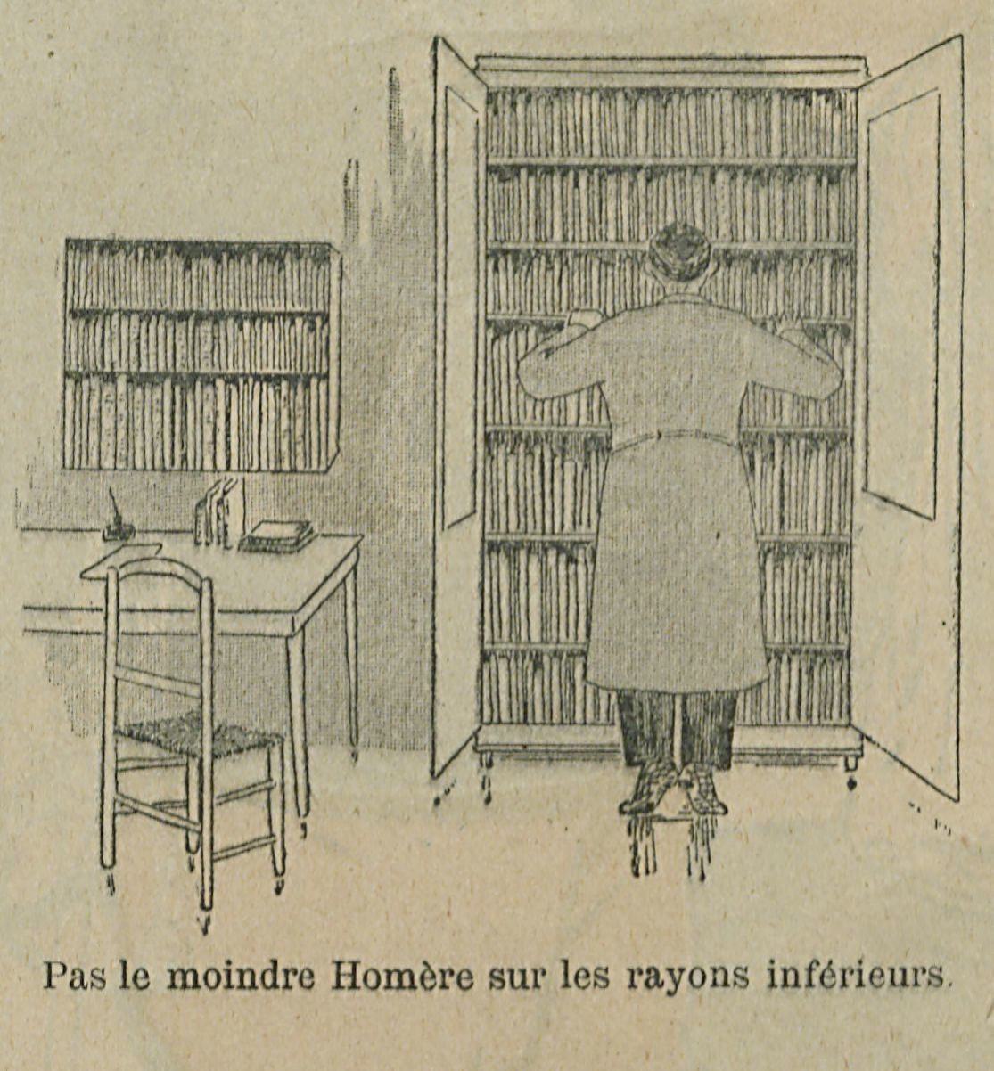 Bibliomanie, les risques d'une passion : "Où diable se trouve mon Homère ?" (1897)