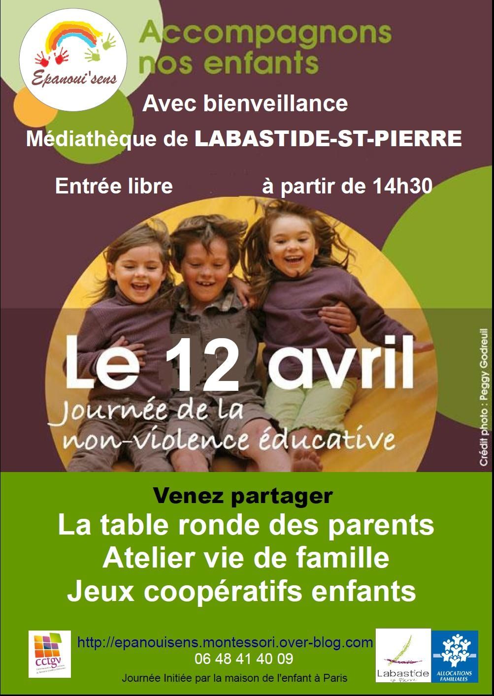 JOURNEE DE LA NON VIOLENCE EDUCATIVE