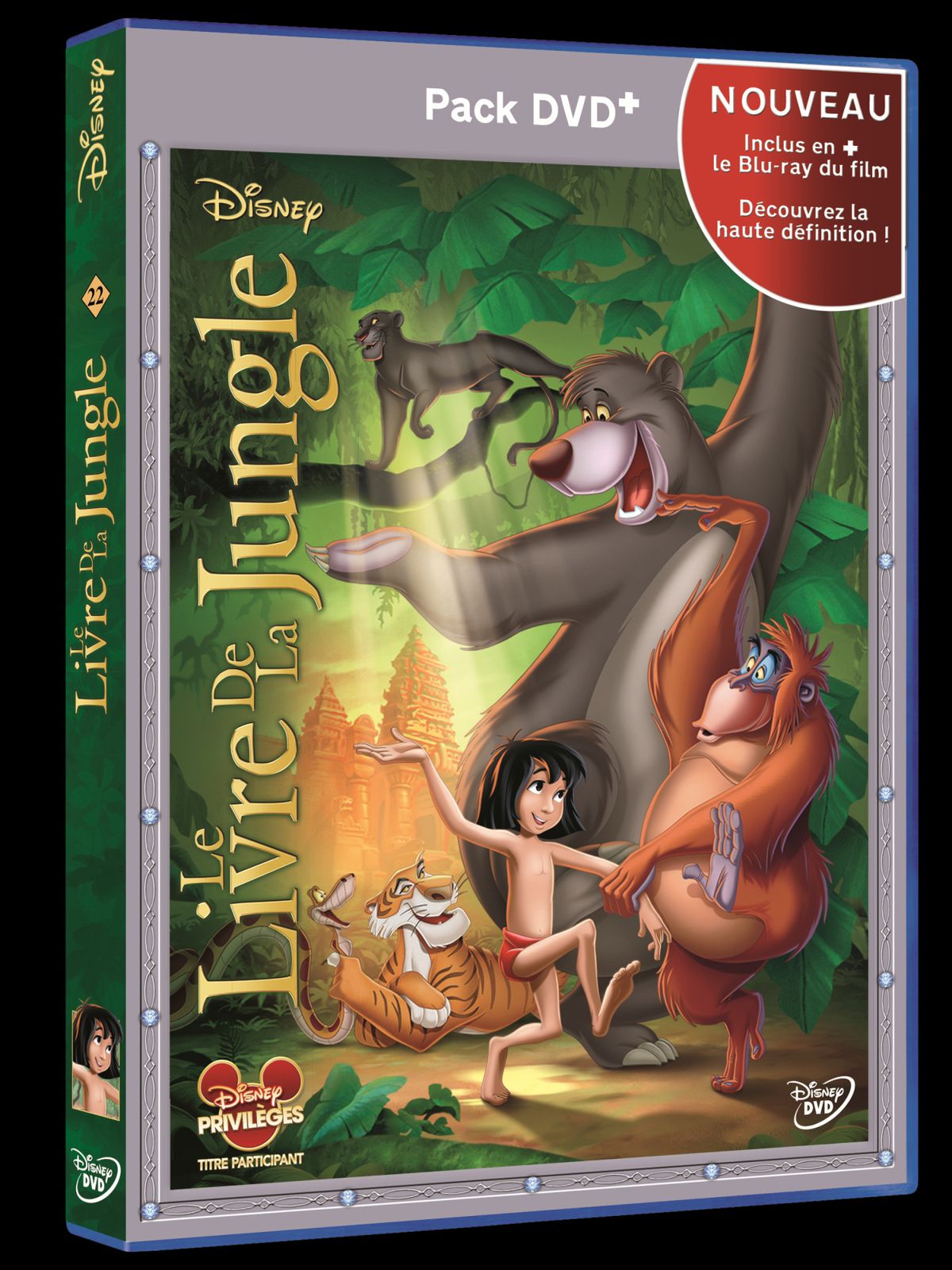 Le Livre de la Jungle : Pour la première fois en Blu-ray le 21 Août 2013