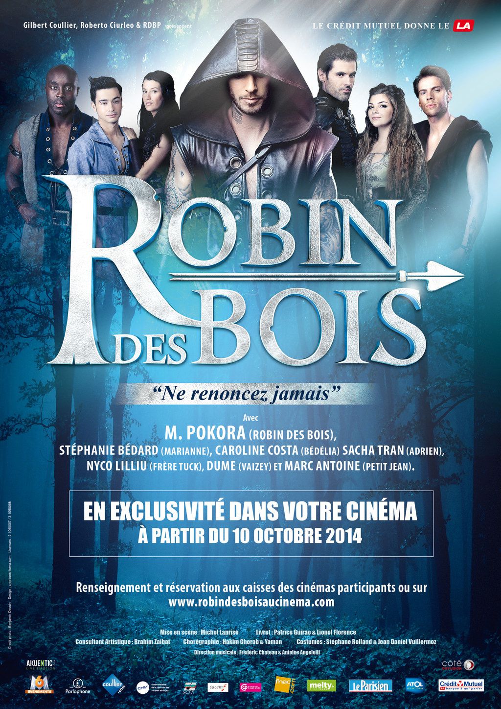 Spectacle Robin des Bois (BANDE ANNONCE) avec Matt Pokora - A partir du 10 octobre 2014 au cinéma.