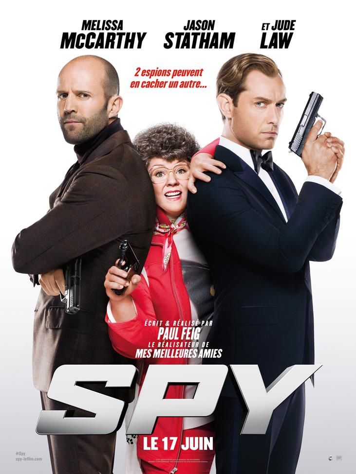 SPY (BANDE ANNONCE VF et VOST) avec Jason Statham, Jude Law, Melissa McCarthy