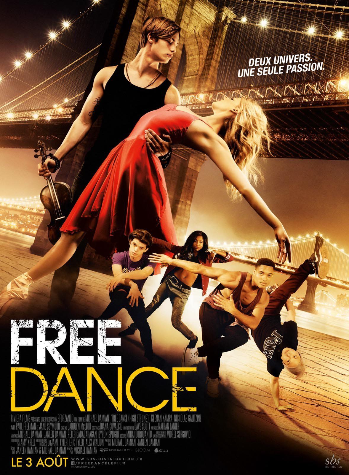 FREE DANCE (High Strung) (BANDE ANNONCE VF et VOST) avec Keenan Kampa, Nicholas Galitzine, Jane Seymour - Le 3 août 2016 au cinéma