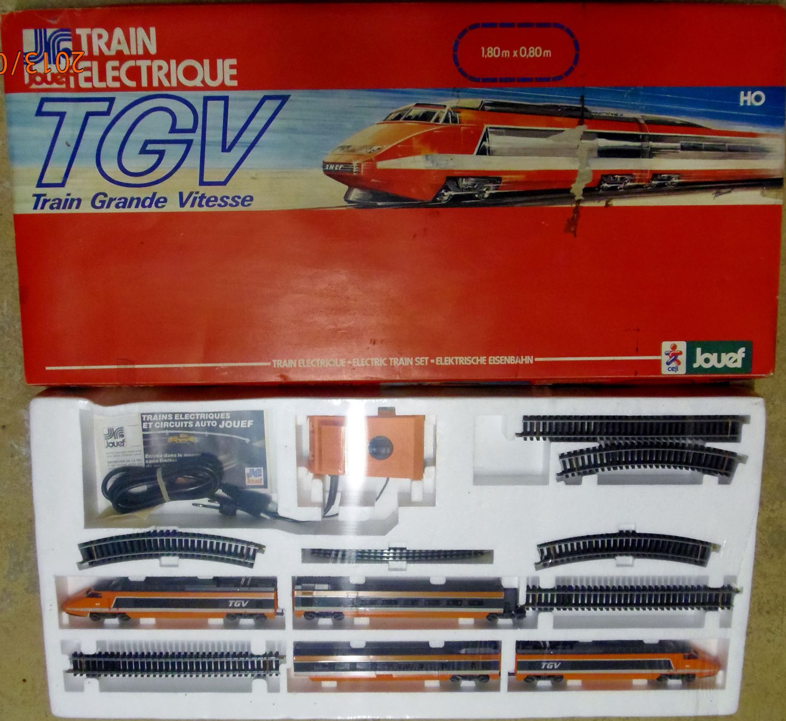Jouef: electric train set TGV Paris-Sud-Est ref. 7839 (1984)
