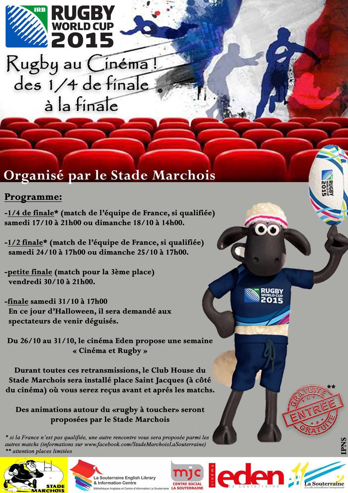 rencontres coupe du monde rugby
