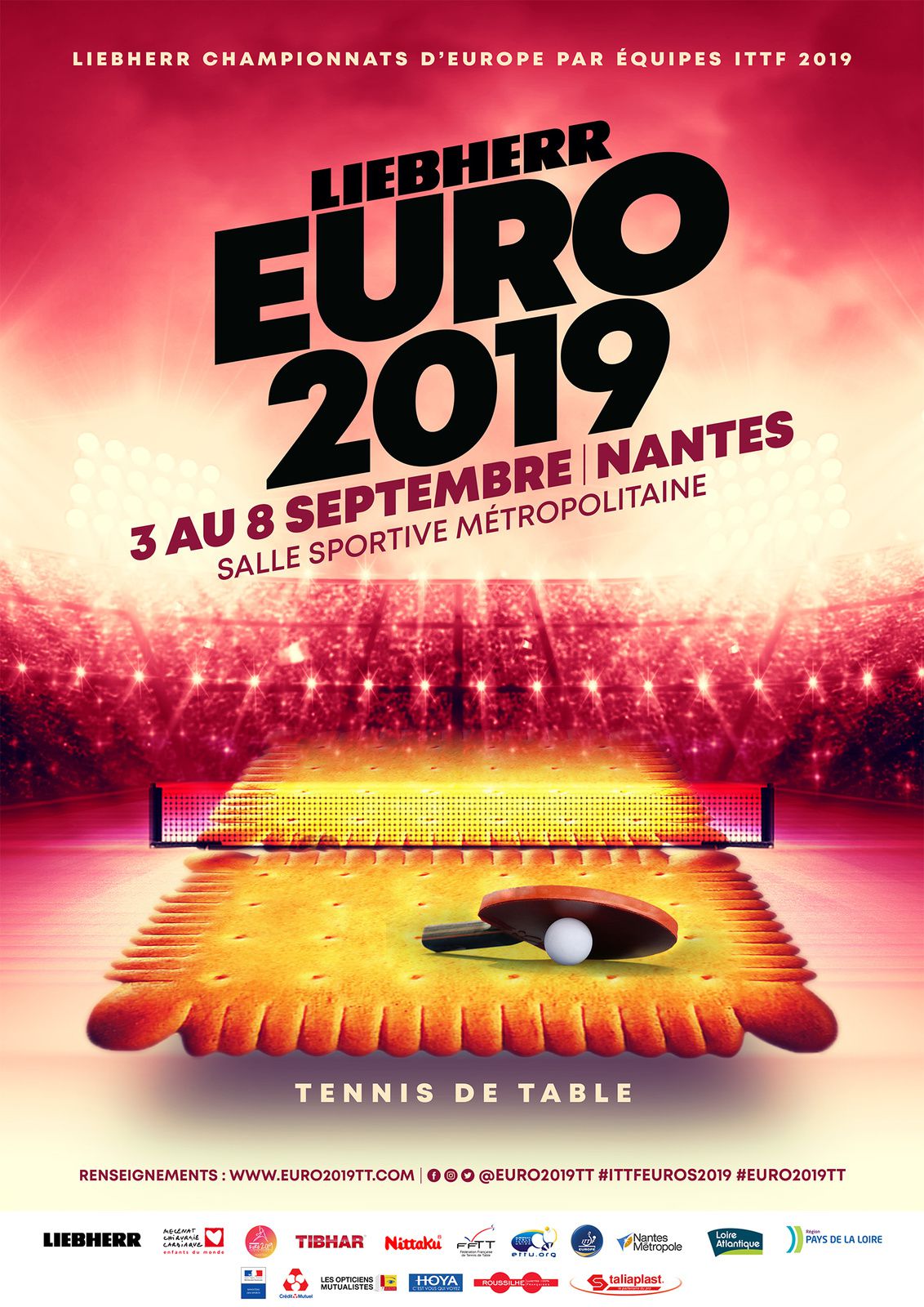 Les championnats d'Europe de tennis de table par équipes à Nantes 2019  (Liebherr Euro 2019) - LE BLOG DE TENNIS DE TABLE