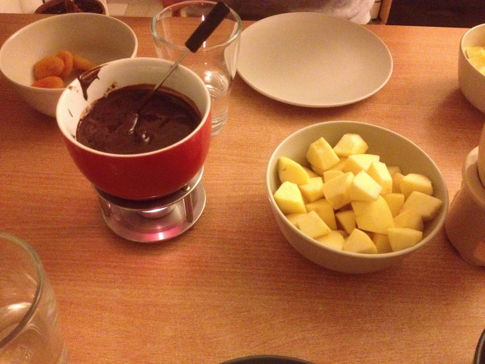 Fondue au chocolat Un peu de notre quotidien