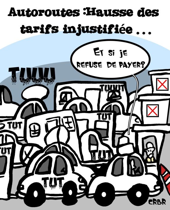 Autoroutes: Hausse des tarifs injustifiée.