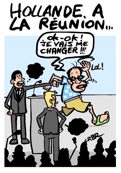 Hollande à la Réunion: