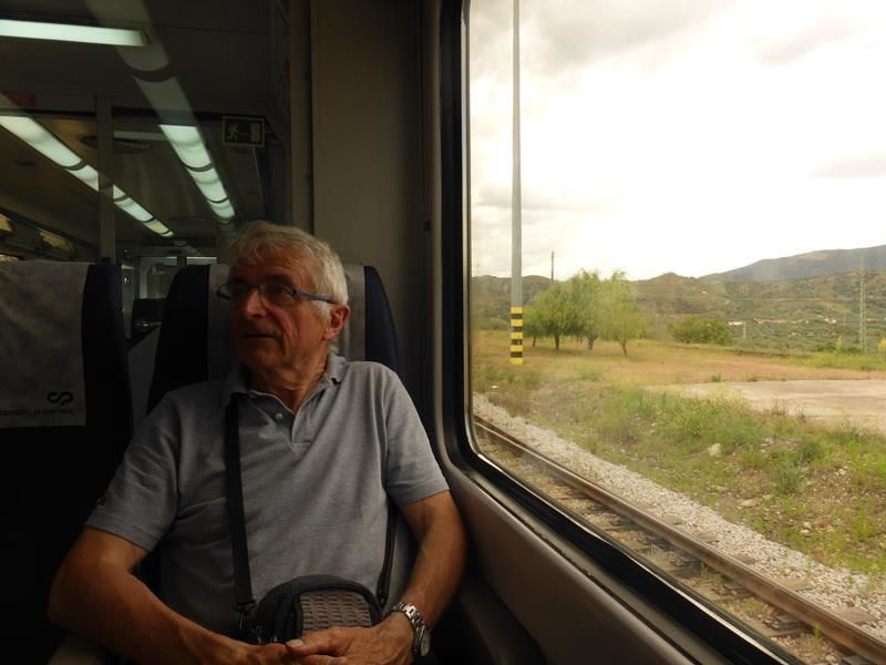 En train le long du Douro...