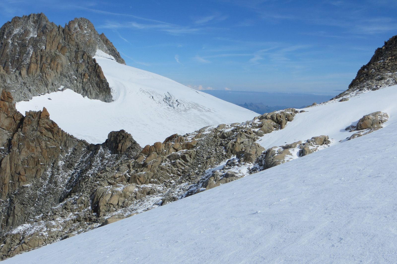 Glaciers du Tour et du Trient - Aiguille du Tour (au 2° plan)