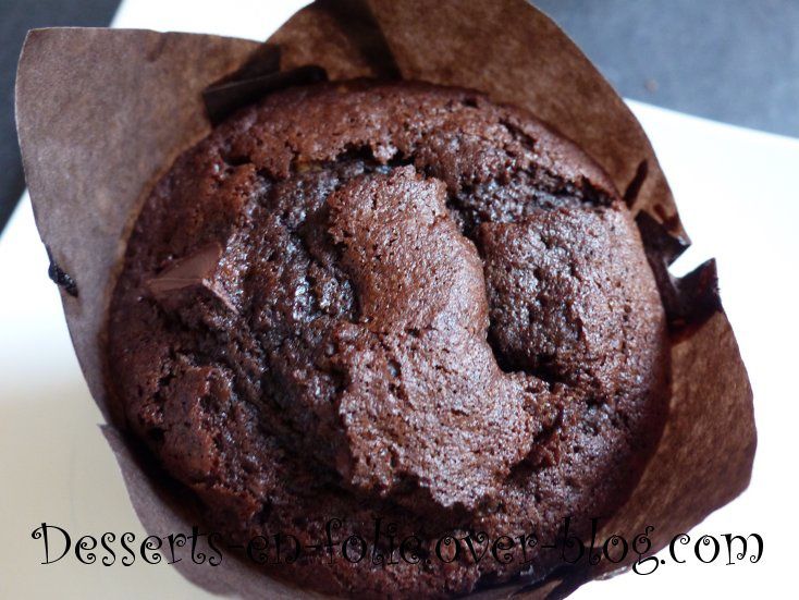 Muffins géant chocolat