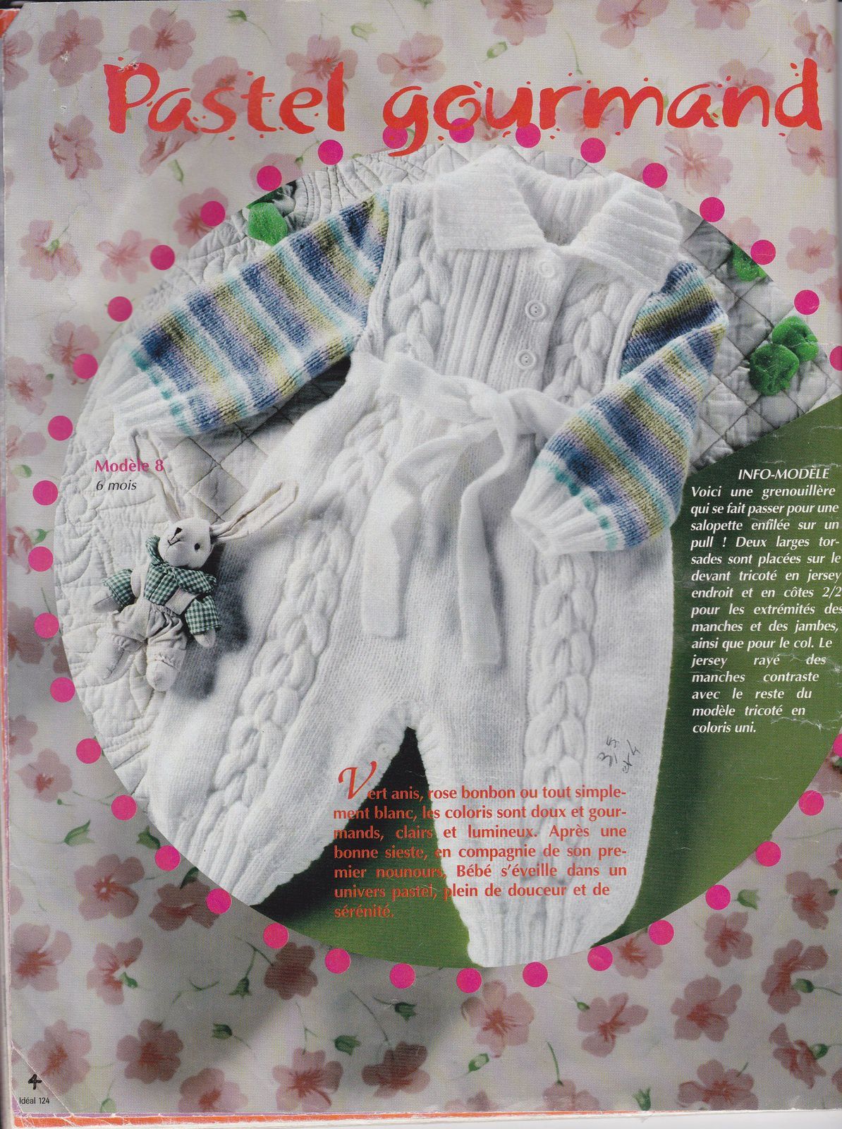 MODÈLE GRATUIT DE COMBINAISON BÉBÉ AU TRICOT - laines-passion.com