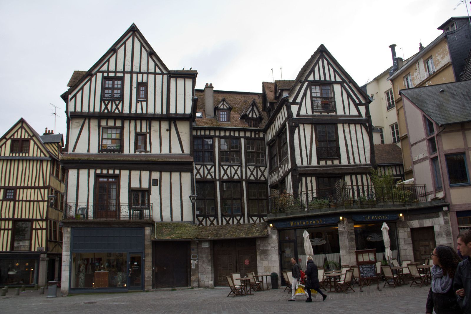 Vieilles maisons dans Rouen
