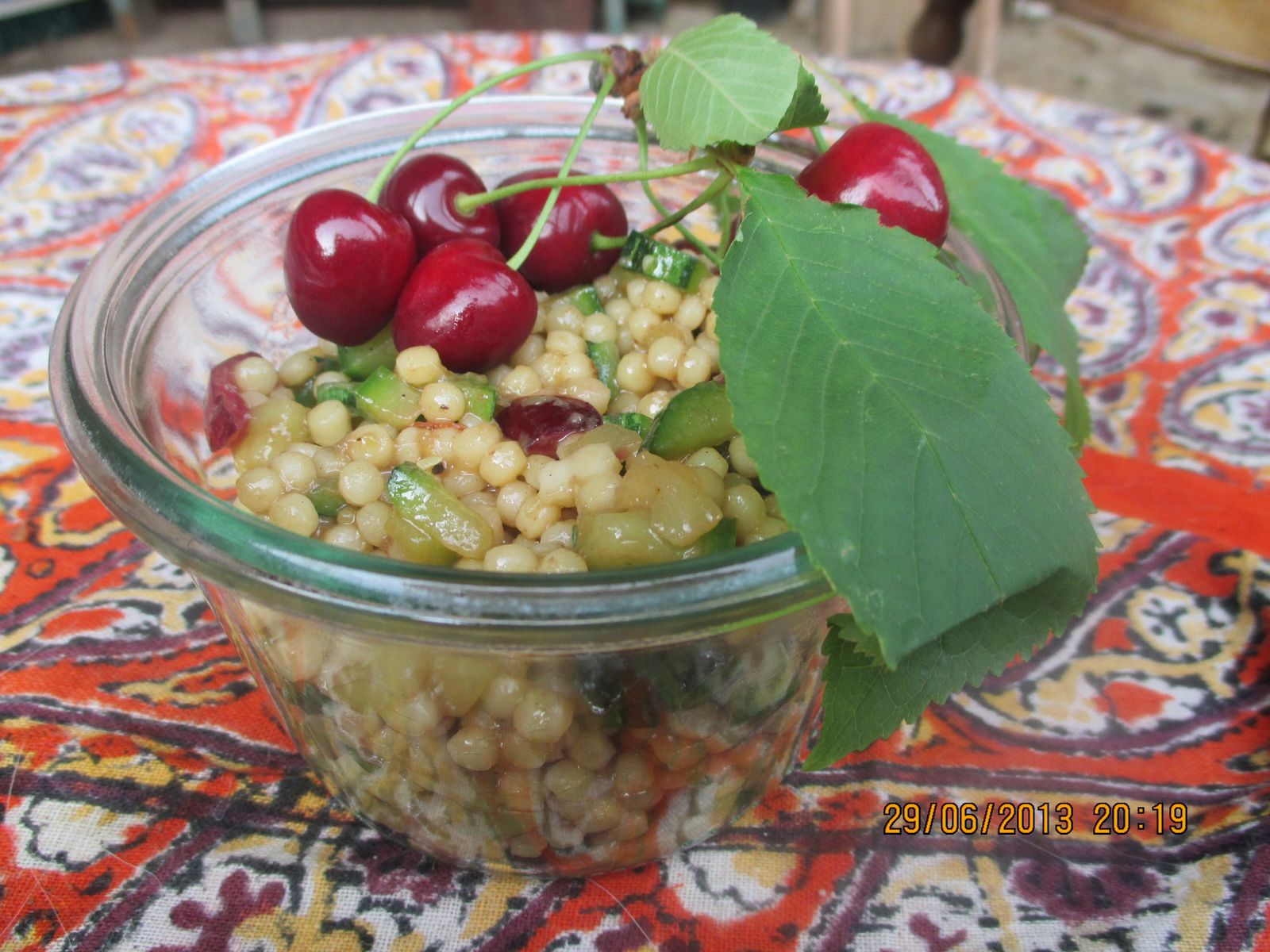 Petite salade billes aux cerises une ferme en alsace, un potager ...
