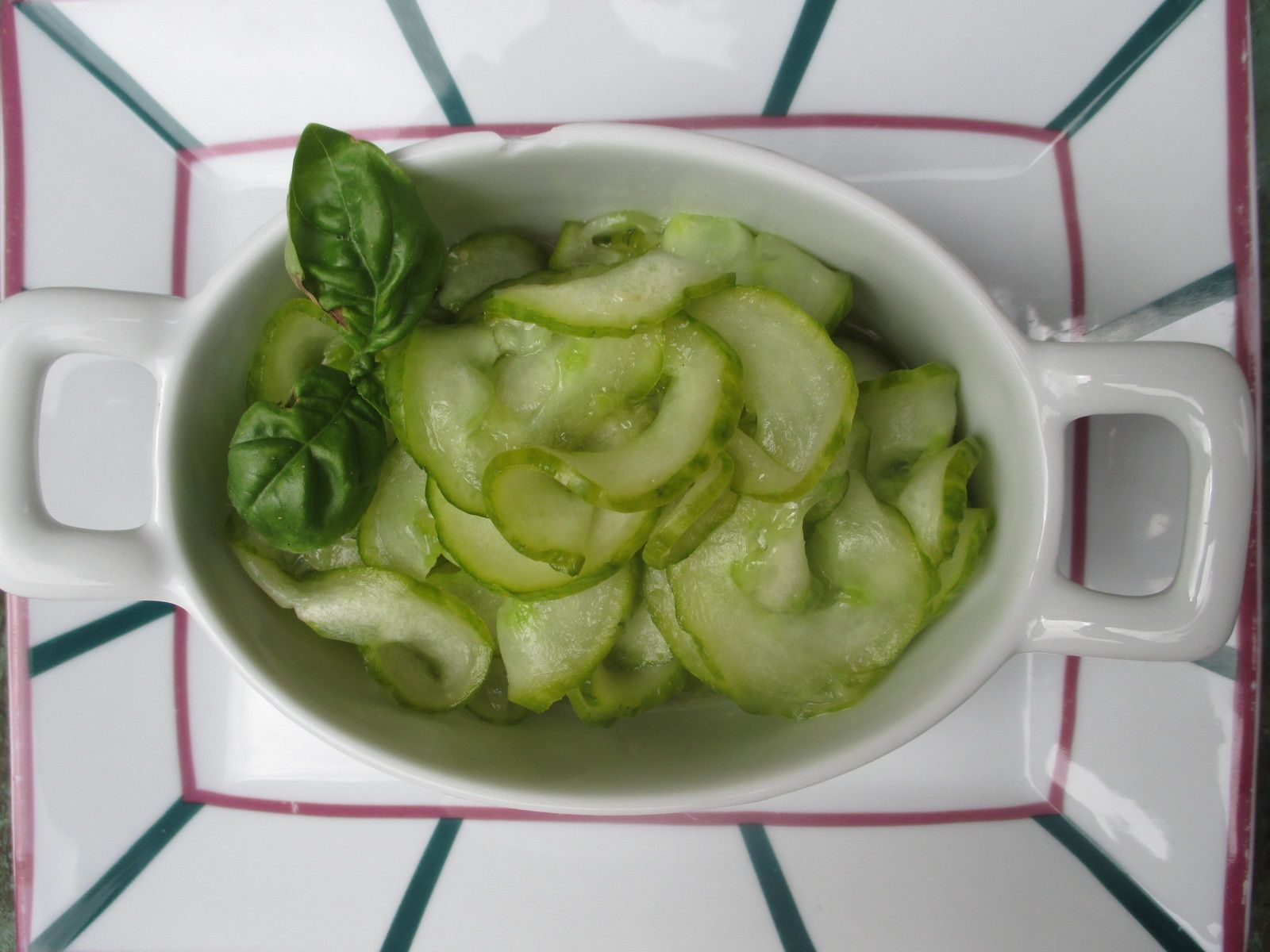 Concombre mariné à la japonaise une ferme en alsace, un potager ...