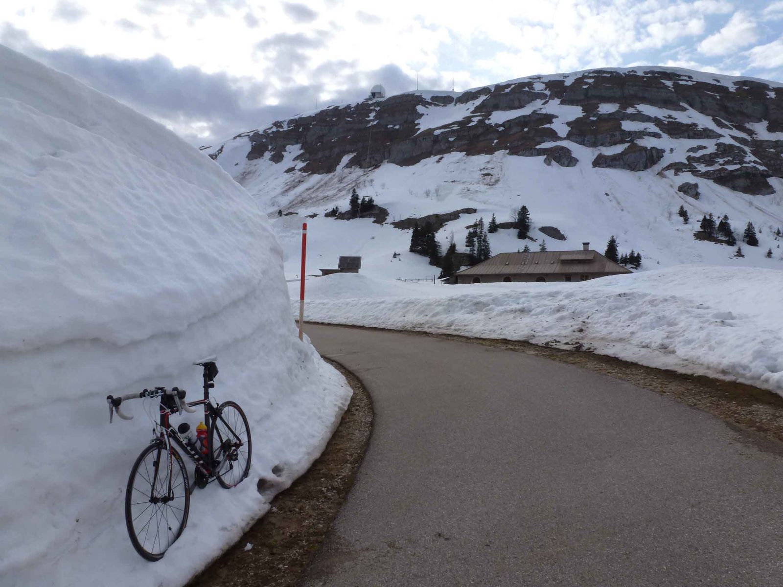 Montée de la Barillette; ici le petit aller-retour sous la Dôle, juste en dessous du sommet