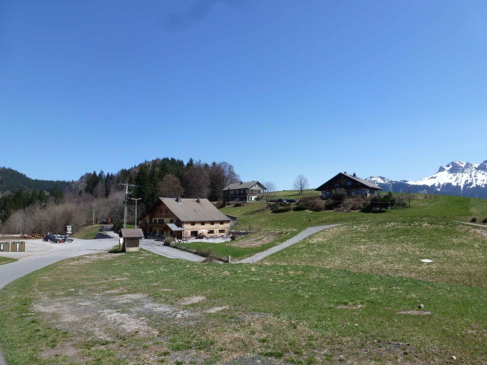 Le col du Feu vu d'au-dessus