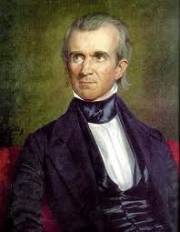 James Polk, 11ème président des Etats-unis et fervent défenseur de la "destinée manifeste" de son pays.